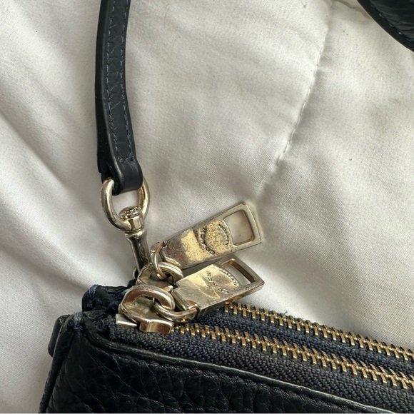 Vintage Coach Lyla Double Gusset Crossbody Bag Black - Picture 5 of 12